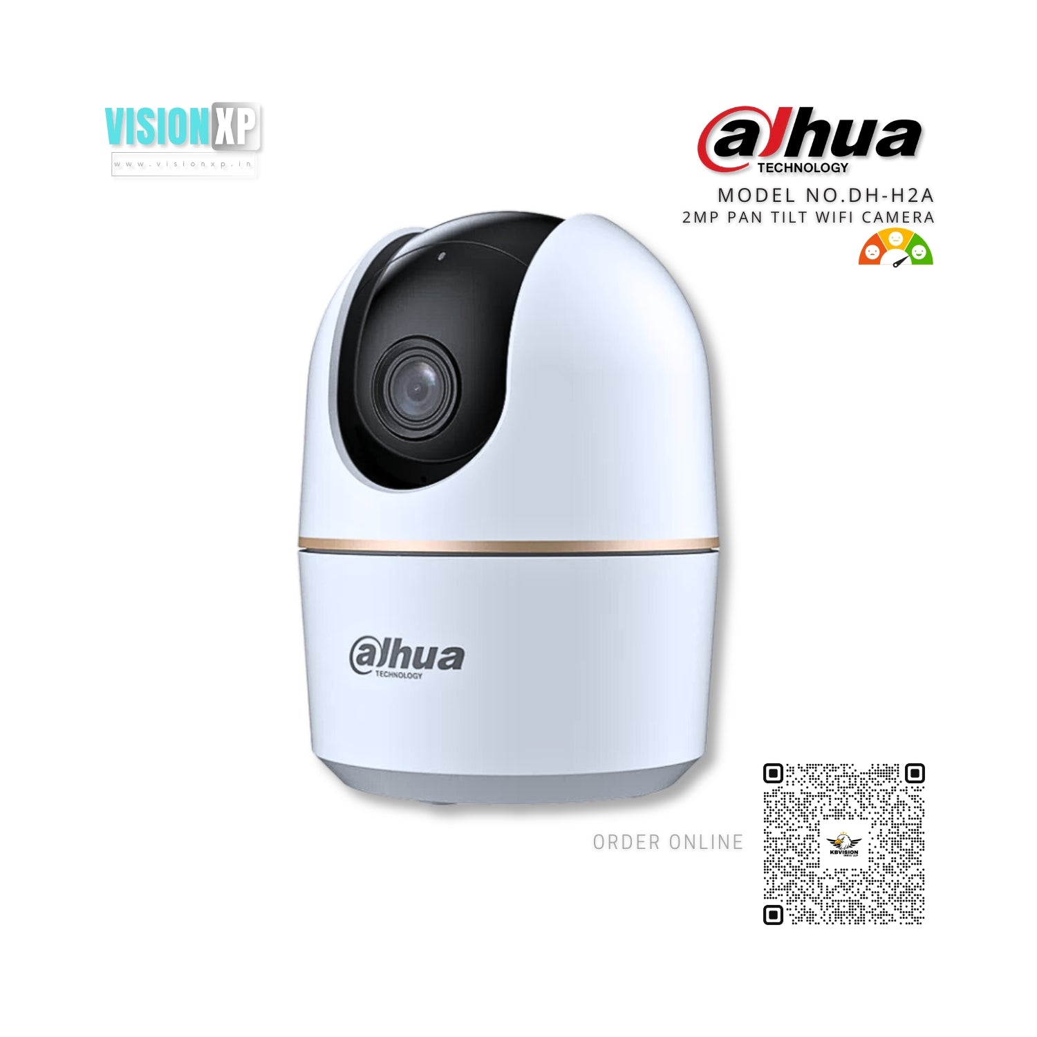 Dahua DH-H2A 2MP Indoor Fixed-focal Wi-Fi Pan & Tilt Network Camera Dahua DH-H2A 2MP Indoor Fixed-focal Wi-Fi Pan & Tilt Network Camera